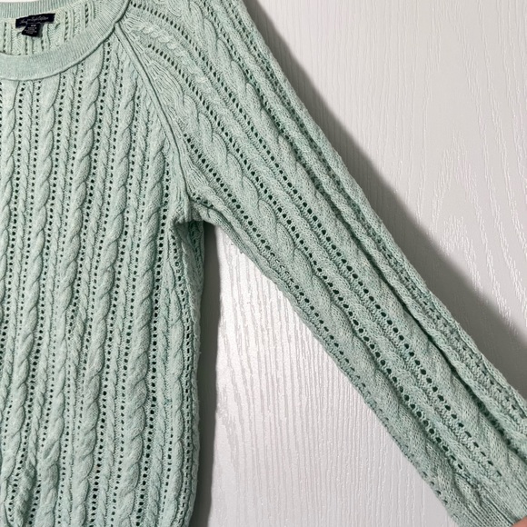American Eagle Outfitters | light green long sleeve sweater - M - Picture 4 of 8